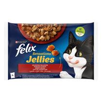 FELIX Πολυσυσκευασία Sensations Jellies Βοδινό και Κοτόπουλο