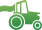 Εικονόγραμμα πράσινου τρακτέρ