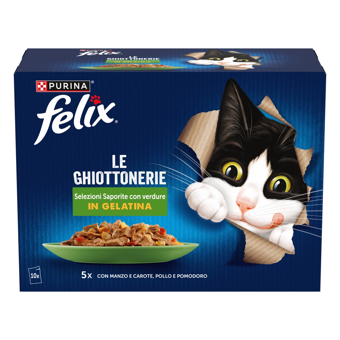 Agail FELIX® AGAIL Πολυσυσκευασία με Βοδινό και Καρότο, Κοτόπουλο και Ντομάτα ...