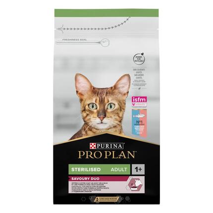 PRO PLAN® STERILISED Μπακαλιάρος και Πέστρορφα