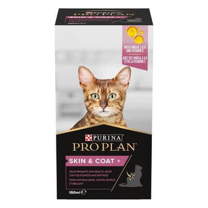 PRO PLAN® Skin and Coat+ Συμπλήρωμα Διατροφής για Γάτες σε μορφή Λαδιού