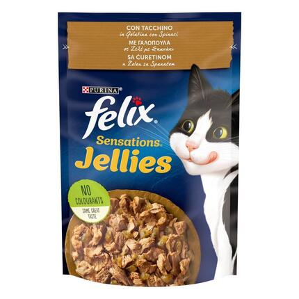 FELIX Sensations Jellies Γαλοπούλα Σπανάκι