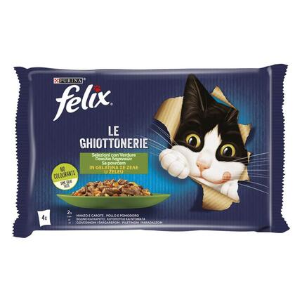 FELIX Πολυσυσκευασία  As Good As It Looks με Βοδινό με Kαρότα και Κοτόπουλο με Ντομάτα
