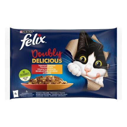 Τα FELIX As Good As It Looks ποικιλία κρεατικών σε ζελέ είναι μια σειρά από νόστιμα γεύματα με τέτοια όψη και μυρωδιά κρέατος