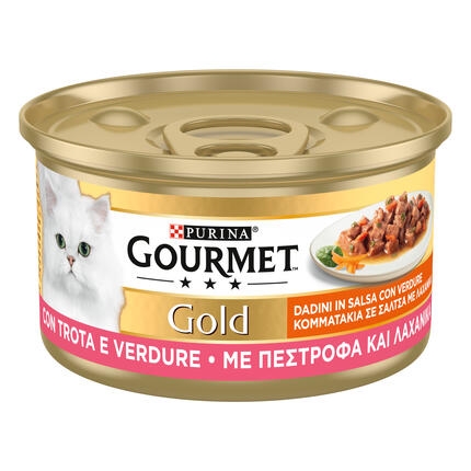 GOURMET™ Gold Κομματάκια σε σάλτσα Πέστροφα & Λαχανικά