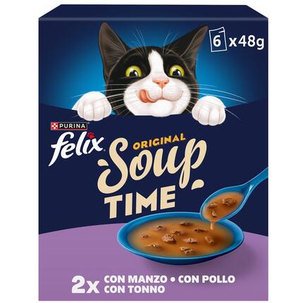 FELIX® Soups Πολυσυσκευασία με Βοδινό, Κοτόπουλο και Τόνο
