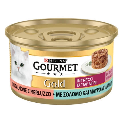 GOURMET™ GOLD Ταρτάρ με Σολομό και Μαύρο Μπακαλιάρο