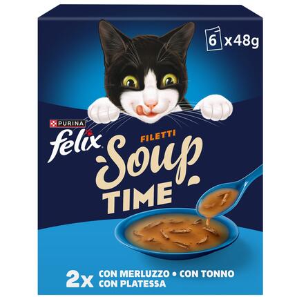 FELIX® Soups Fillet Πολυσυσκευασία με Μπακαλιάρο, Τόνο και Γλώσσα