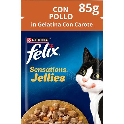 FELIX® Sensations Jellies Κοτόπουλο Καρότα
