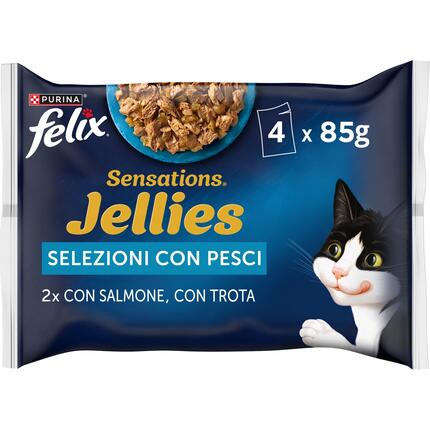 FELIX® Sensations Jellies Πολυσυσκευασία με Σολομό
