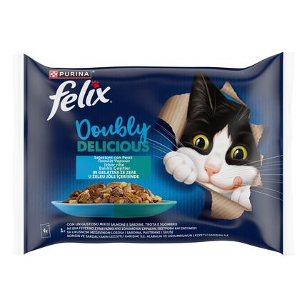 FELIX® AGAIL Πολυσυσκευασία Doubly Delicious Ποικιλία Ψαρικών  σε Ζελέ