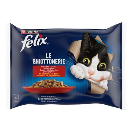 FELIX® AGAIL Πολυσυσκευασία με Βοδινό και Κοτόπουλο σε Ζελέ