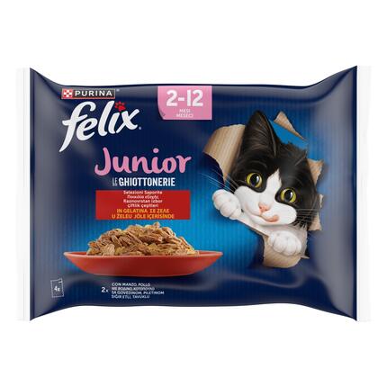 FELIX® AGAIL JUNIOR Πολυσυσκευασία με Βοδινό και Κοτόπουλο σε Ζελέ