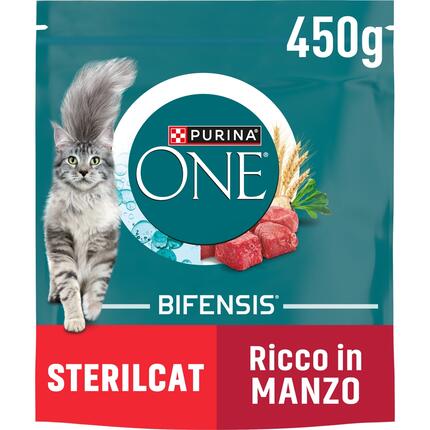 PURINA ONE STERILCAT Βοδινό & Σιτάρι