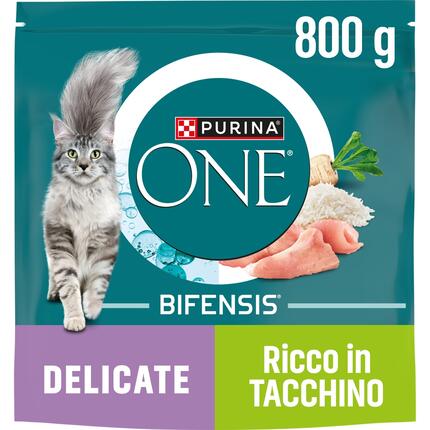 PURINA ONE DELICATE Γαλοπούλα και Ρύζι