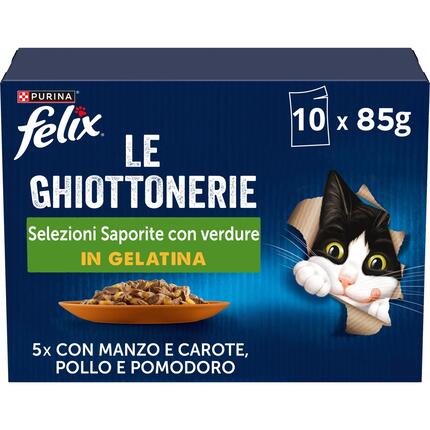 FELIX® AGAIL Πολυσυσκευασία με Βοδινό και Καρότο, Κοτόπουλο και Ντομάτα