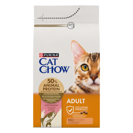 CAT CHOW ADULT Σολομός & Τόνος