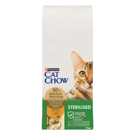 CAT CHOW STERILISED Γαλοπούλα