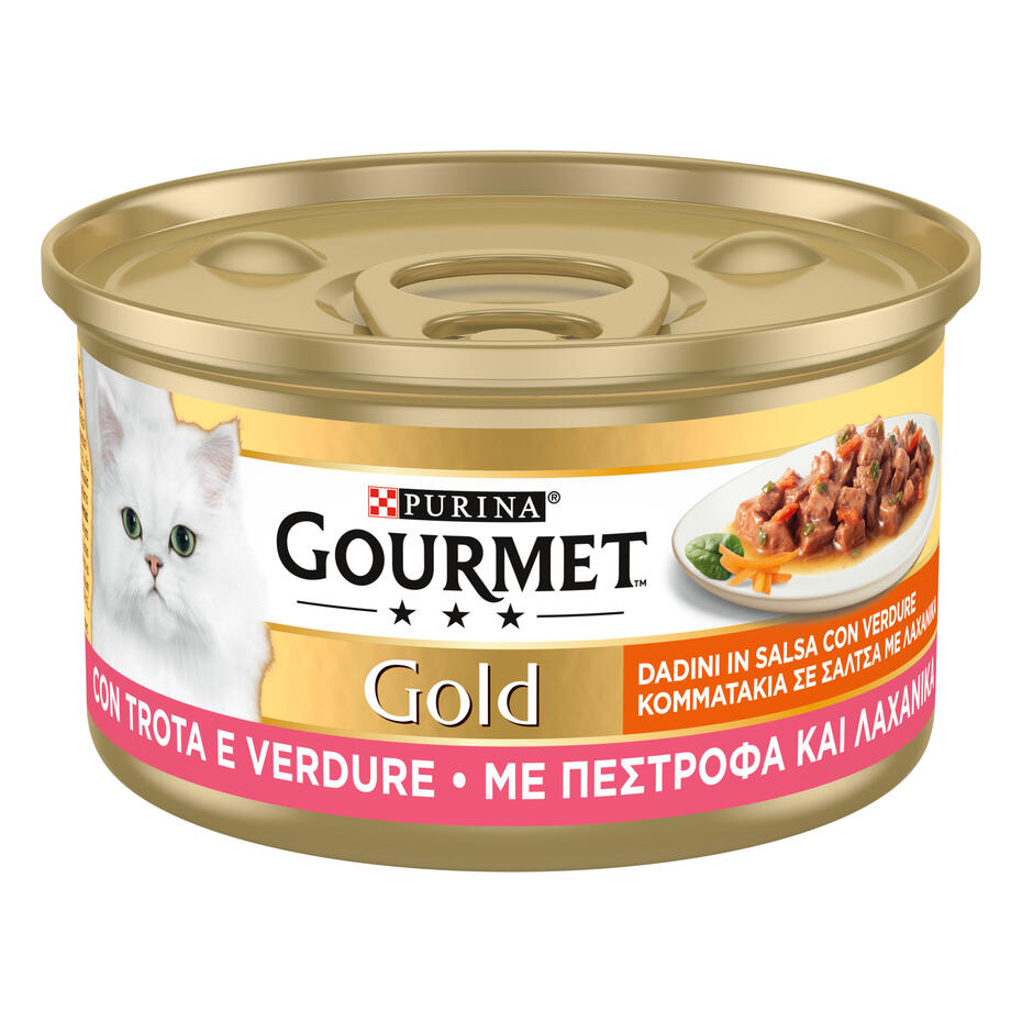 GOURMET™ Gold Κομματάκια σε σάλτσα Πέστροφα & Λαχανικά