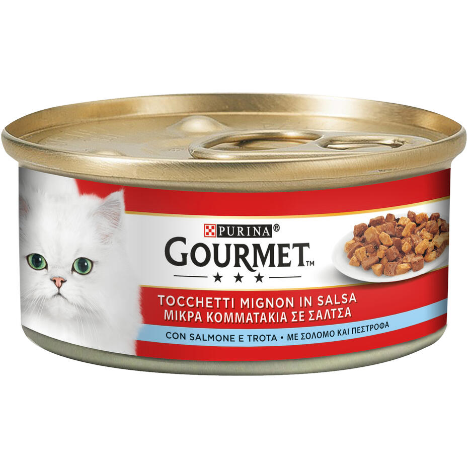 GOURMET™ Κομματάκια σε σάλτσα Πέστροφα & Σολομός