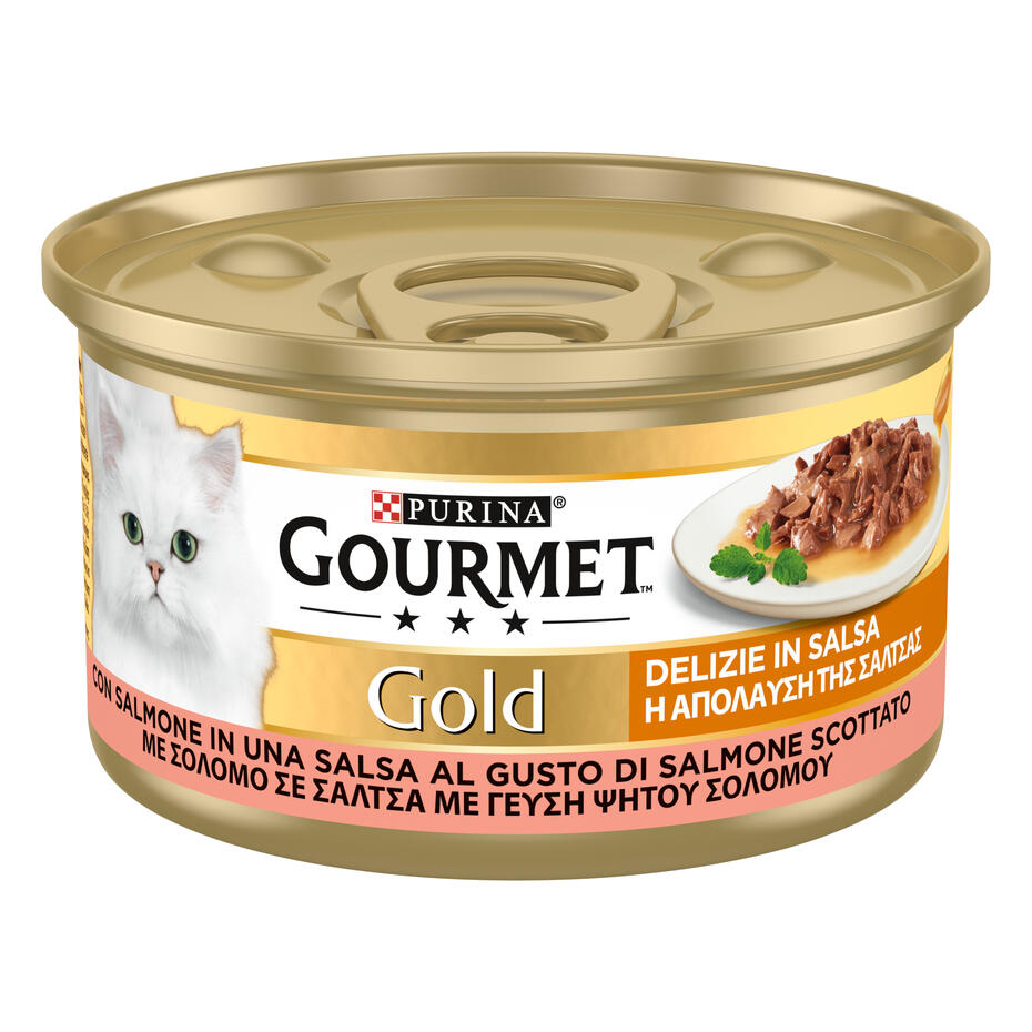 GOURMET™ GOLD "Η Απόλαυση της Σάλτσας" με Σολομό και γεύση ψητού Σολομού