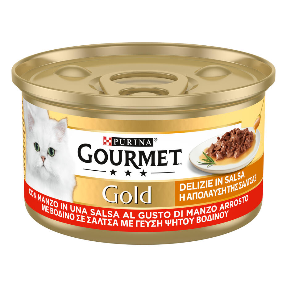 GOURMET™ GOLD "Η Απόλαυση της Σάλτσας" με Βοδινό και γεύση ψητού Βοδινού