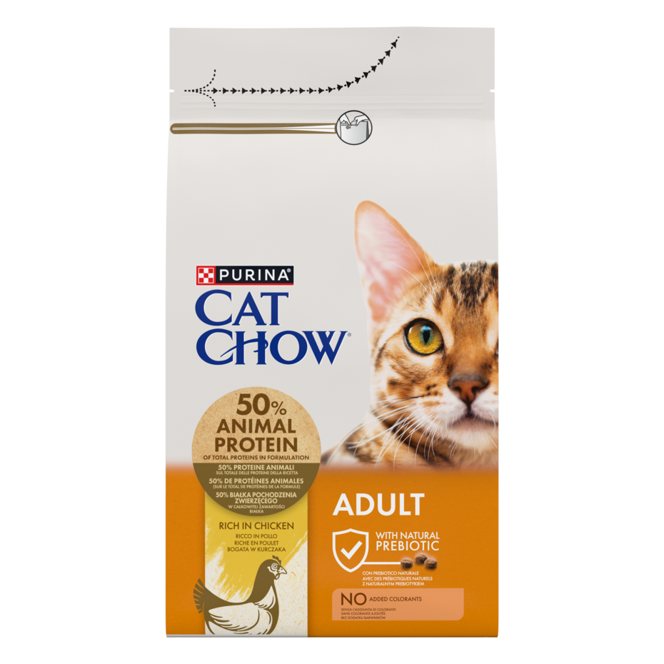 CAT CHOW ADULT Kοτόπουλο & Γαλοπούλα