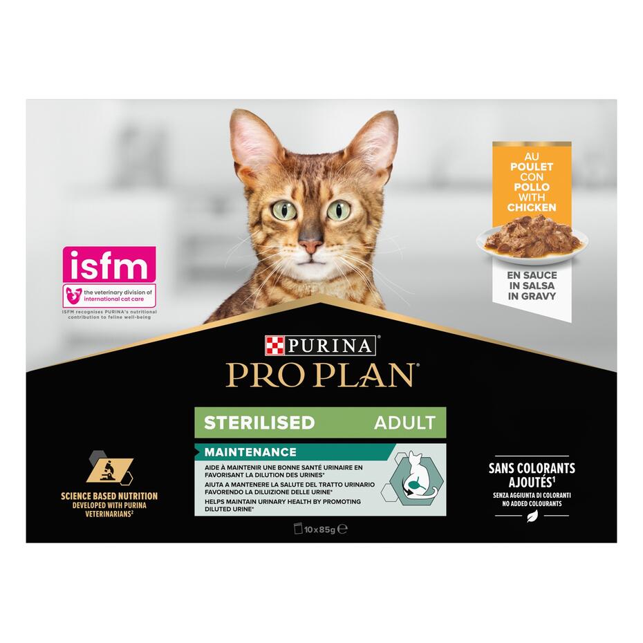 PRO PLAN STERILISED Cat  Κοτόπουλο σε σάλτσα