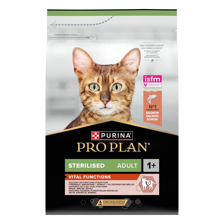 PRO PLAN STERILISED Vital functions Cat Σολομός