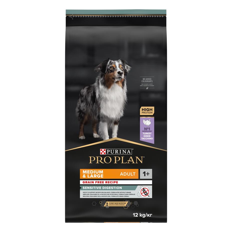 PURINA PRO PLAN MEDIUM&LARGE ADULT GRAIN FREE Sensitive Digestion Γαλοπούλα