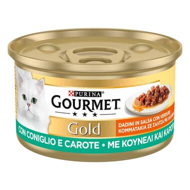 GOURMET® GOLD Κομματάκια σε σάλτσα Κουνέλι & Καρότα