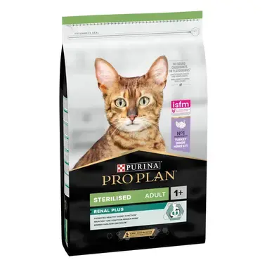 PRO PLAN® STERILISED Renal Plus Cat Γαλοπούλα