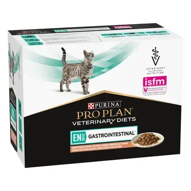 PRO PLAN® VETERINARY DIETS EN GASTROINTESTINAL Cat Κομματάκια σε σάλτσα Σολομός