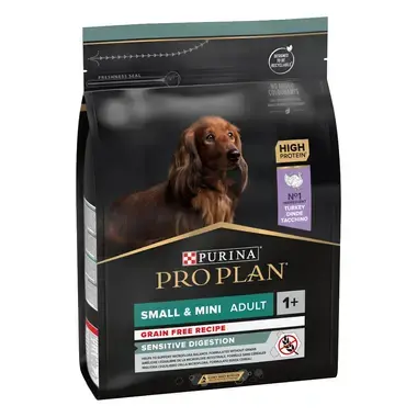 PURINA PRO PLAN® SMALL&MINI ADULT GRAIN FREE Sensitive Digestion Γαλοπούλα