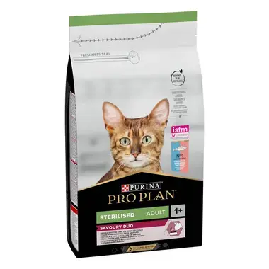 PRO PLAN® STERILISED Μπακαλιάρος και Πέστρορφα