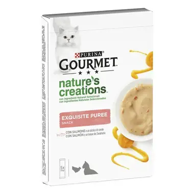 GOURMET® NATURE'S CREATIONS PUREE με Σολομό και Καρότα