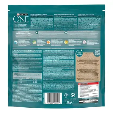 PURINA ONE® ADULT Σολομός & Δημητριακά Ολικής Άλεσης