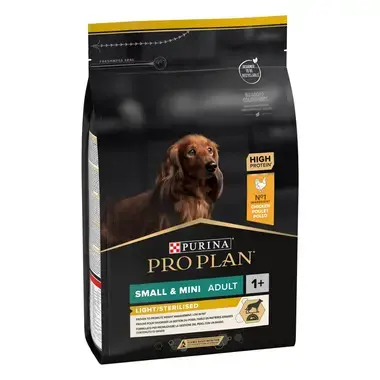 PRO PLAN® SMALL&MINI ADULT LIGHT/STERILISED Κοτόπουλο