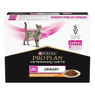PRO PLAN® VETERINARY DIETS UR ST/OX URINARY Cat Κομματάκια σε σάλτσα Κοτόπουλο