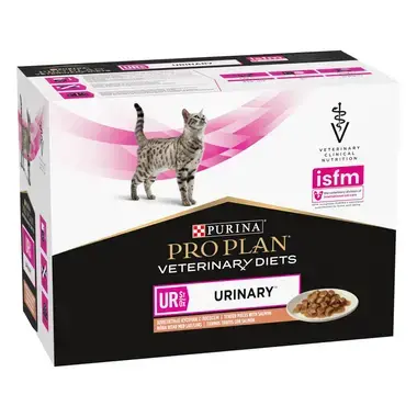 PRO PLAN® VETERINARY DIETS UR ST/OX URINARY Cat Κομματάκια σε σάλτσα Σολομός
