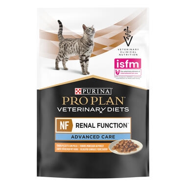 PRO PLAN® VETERINARY DIETS NF RENAL FUNCTION Cat AdvCare Κομματάκια σε σάλτσα Σολομός  4(10x85g)