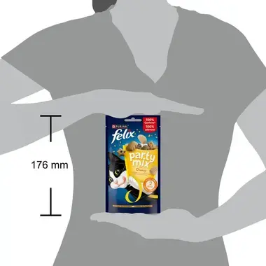 FELIX Cat Snacks Part Mix Cheezy Mix Οδηγίες