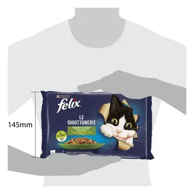 FELIX Πολυσυσκευασία As Good As It Looks με Βοδινό με Kαρότα και Κοτόπουλο με Ντομάτα