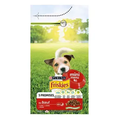 Friskies®Mini Menu (για Μικρόσωμους Σκύλους) Βοδινό 