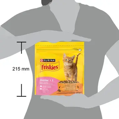 Purina Friskies® Junior Κοτόπουλο Γάλα Λαχανικά