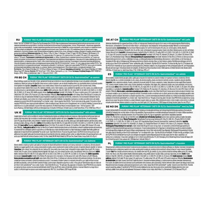PRO PLAN® VETERINARY DIETS EN GASTROINTESTINAL Cat Κομματάκια σε σάλτσα Σολομός