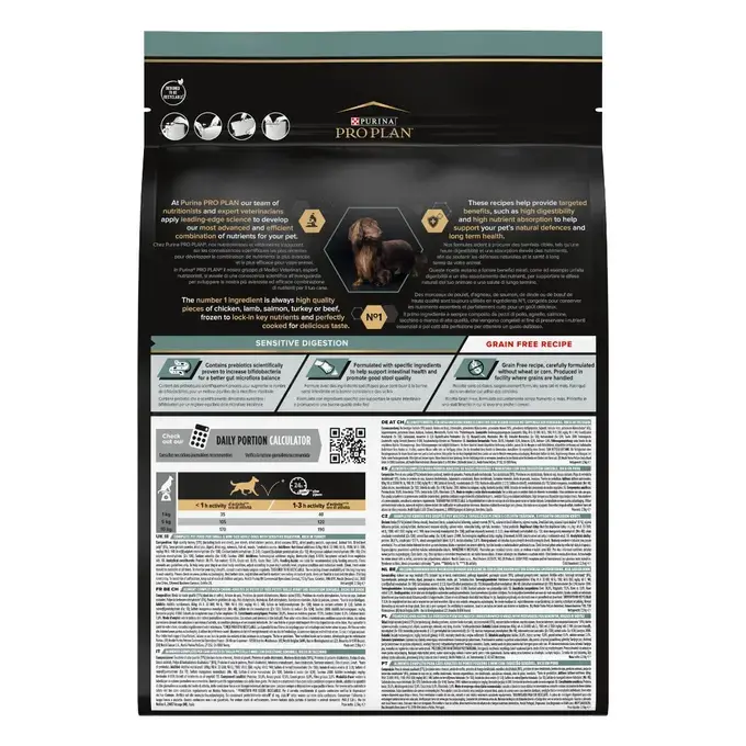 PURINA PRO PLAN® SMALL&MINI ADULT GRAIN FREE Sensitive Digestion Γαλοπούλα