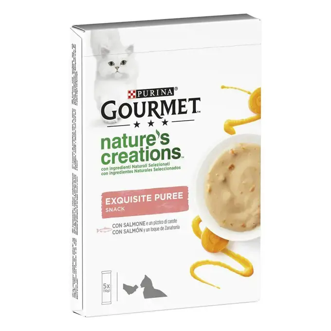 GOURMET® NATURE'S CREATIONS PUREE με Σολομό και Καρότα