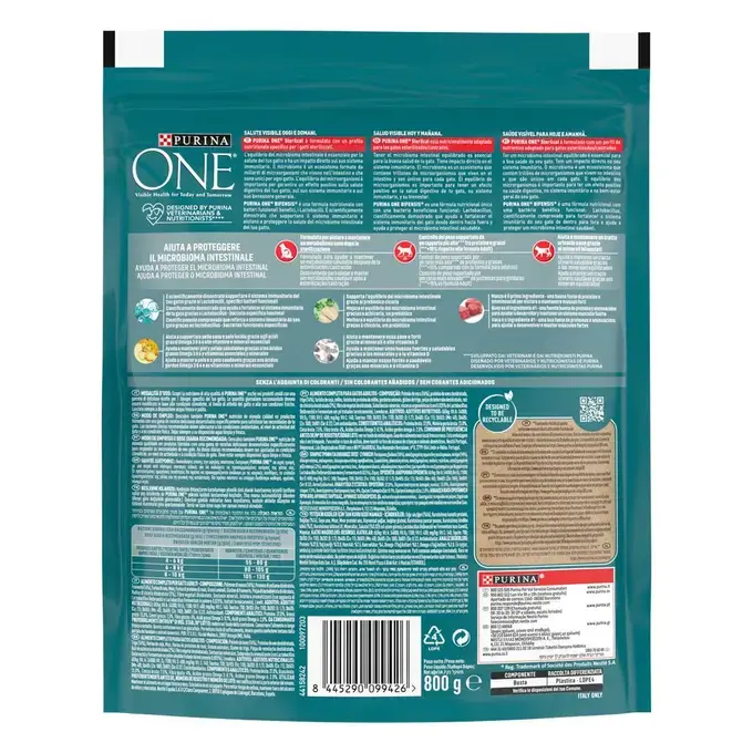 PURINA ONE® STERILCAT Βοδινό & Σιτάρι