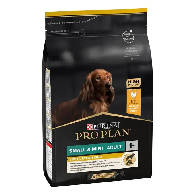 PRO PLAN® SMALL&MINI ADULT LIGHT/STERILISED Κοτόπουλο